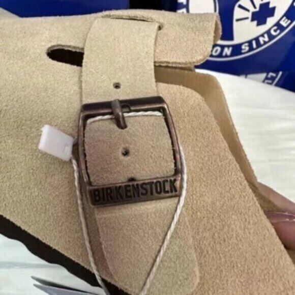 Birkenstock Boston Suede Leather - Taupe Women - Picture 4 of 8